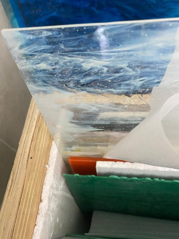 Vidrio transparente